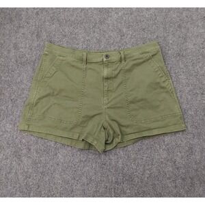 Madewell Shorts Womens 31 Olive Green Cotton Stretch Pockets 3" inseam